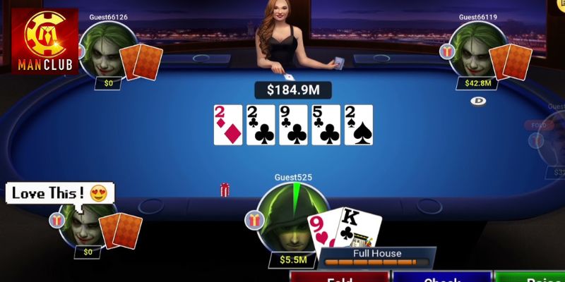 Lựa chọn dừng hay đi tiếp qua mỗi vòng Poker